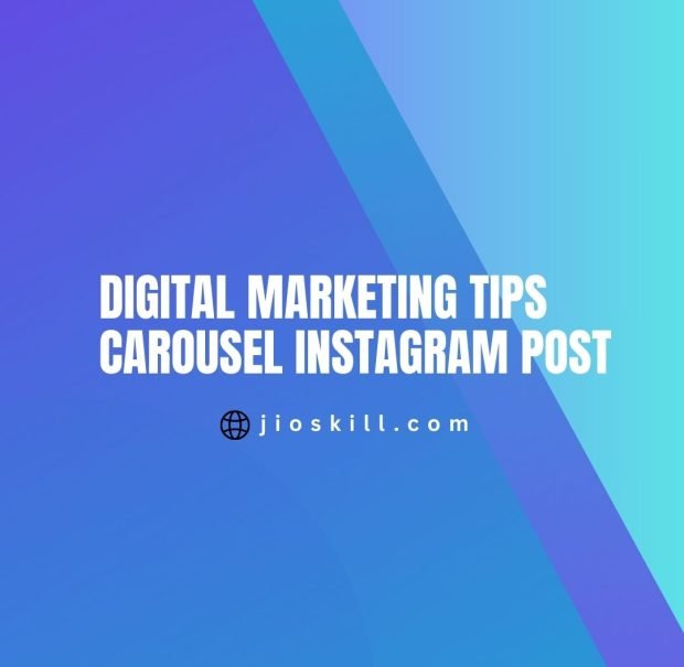 Digital Marketing Tips Carousel Instagram Post